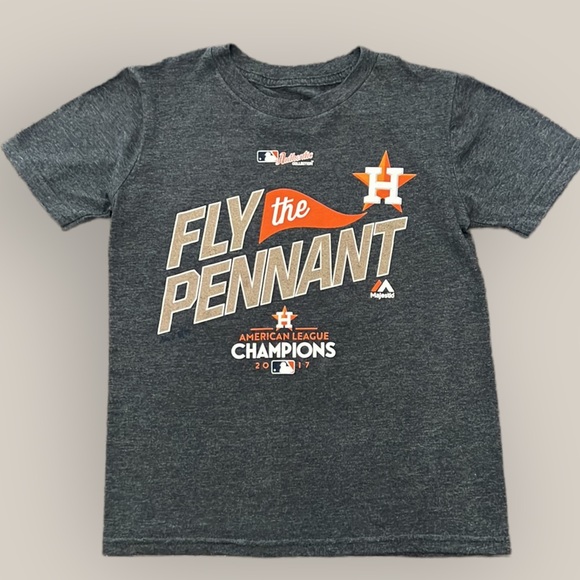 2017 Houston Astros American League Champions official MLB shirt youth - Picture 2 of 8